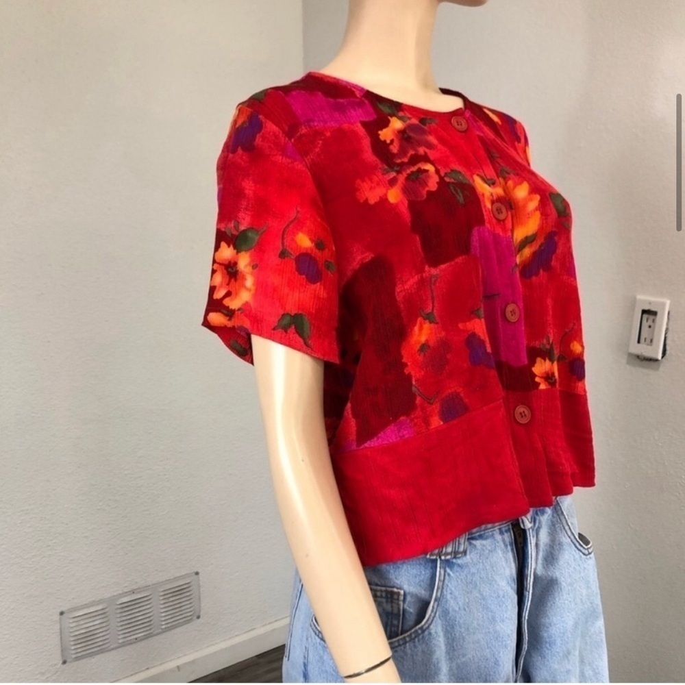 Vintage Sarah b studio blouse button front - Picture 6 of 16
